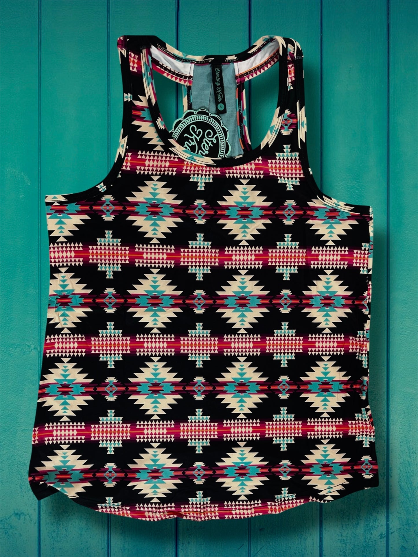 Killin Time Aztec Print Tank