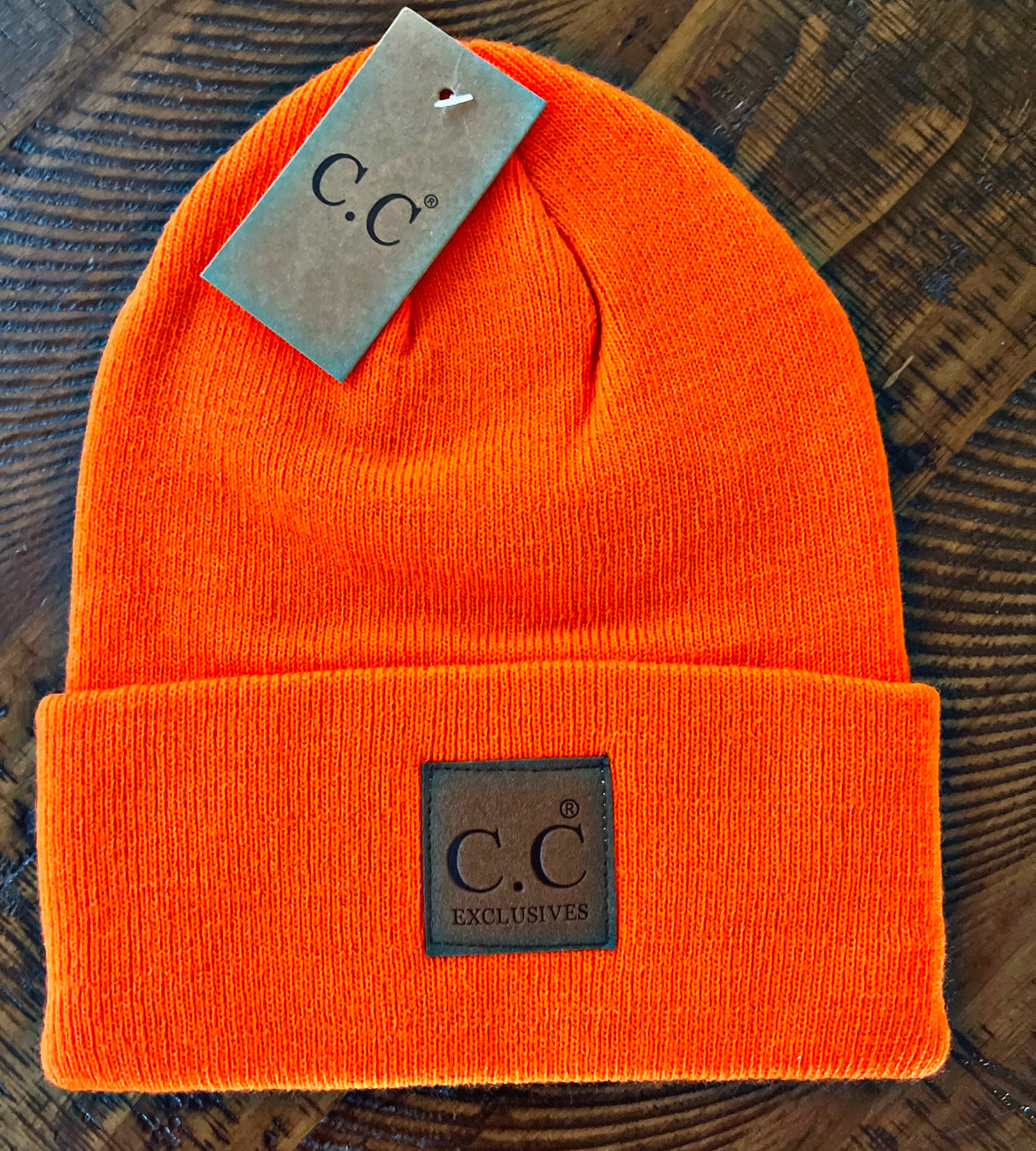 Orange C.C. Beanie