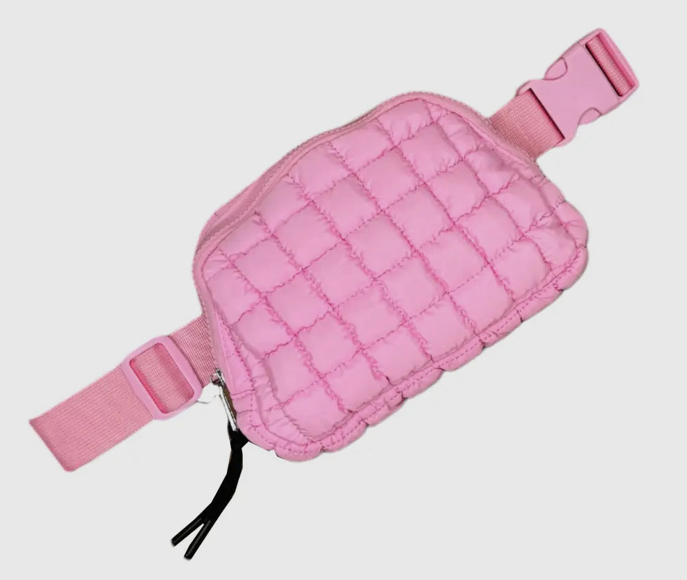 Puffer Quilted Belt Bags