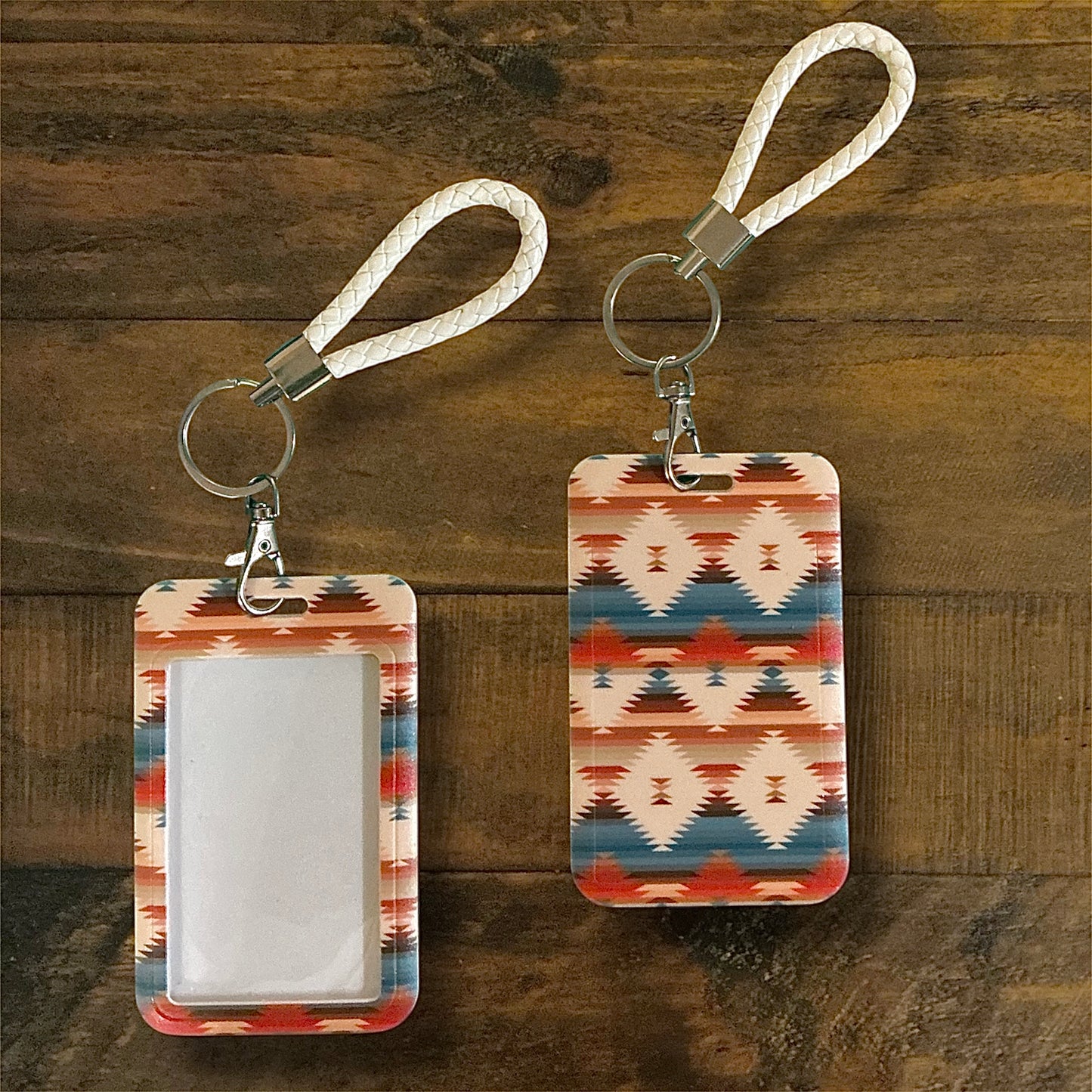 Aztec Print ID Tag