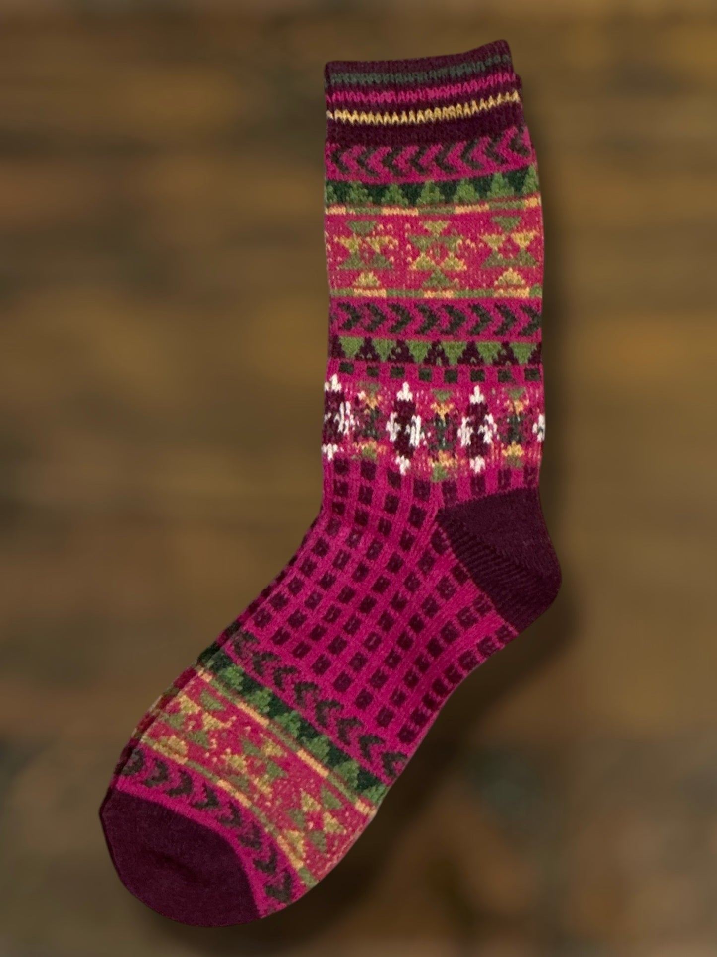Geometric Print Socks