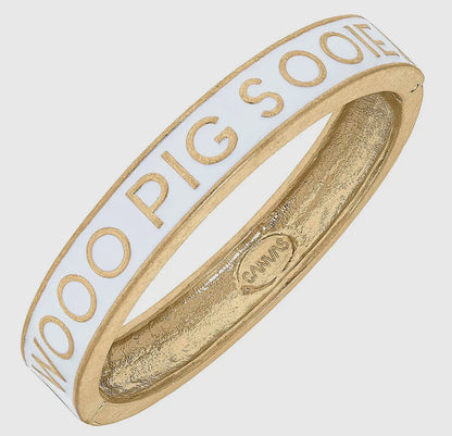 Razorback “Woo Pig Sooie” Bangle Bracelet