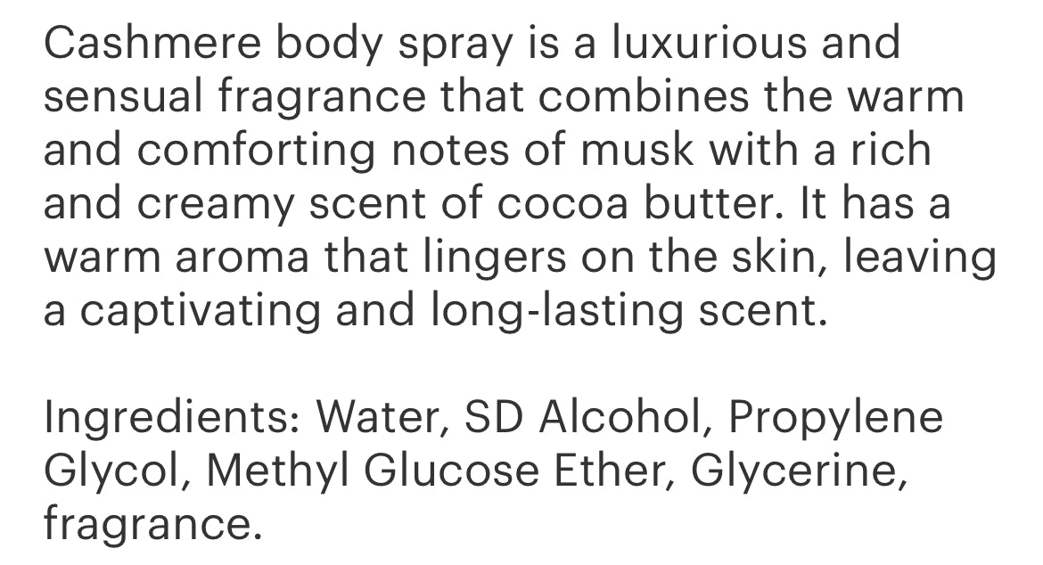 1.5 oz Body Mists