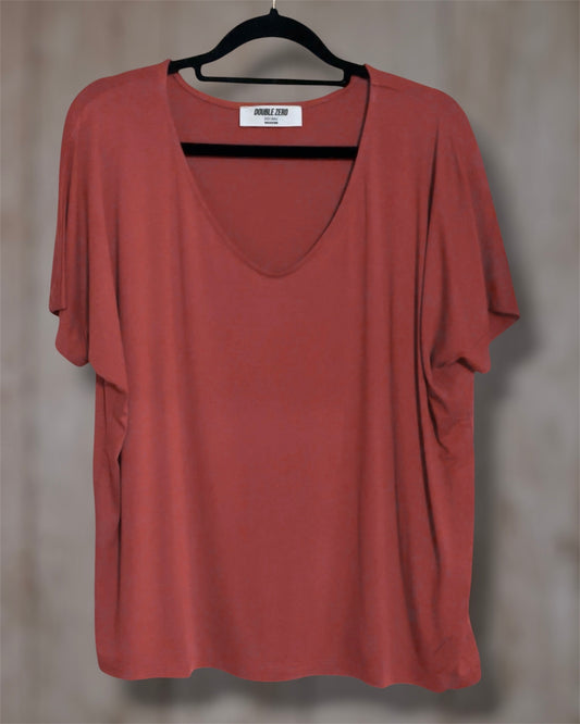 Brick V-Neck Dolman Top