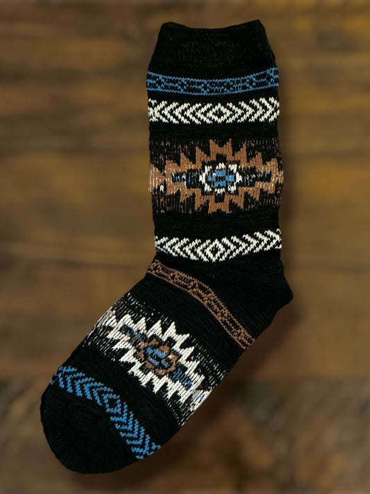 Aztec Print Socks