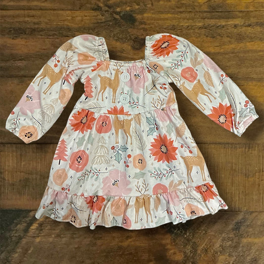 Deer and Floral Dress