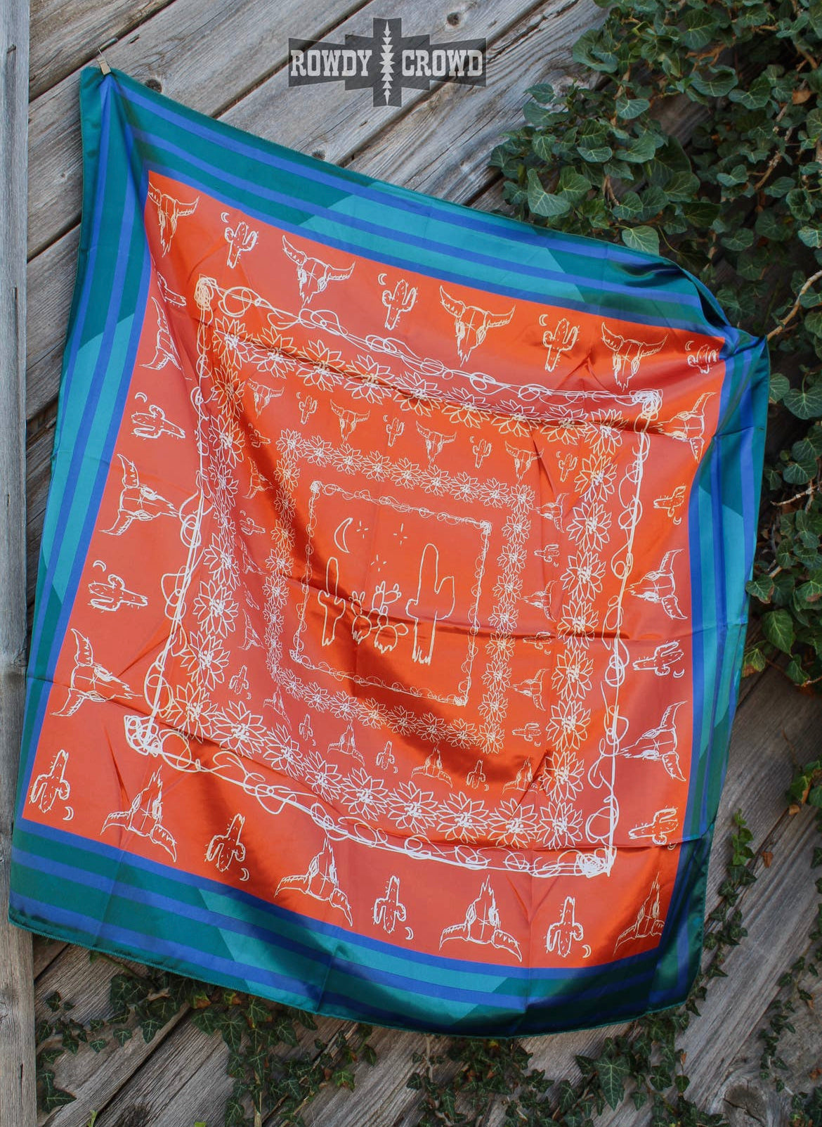 Orange/Blue Wild Rag