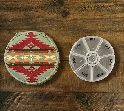 Southwest Print Pill Organizers