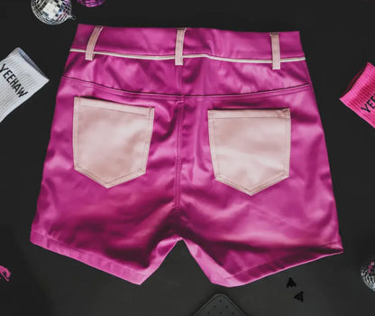 Camino Cowboy Shorts - Pink