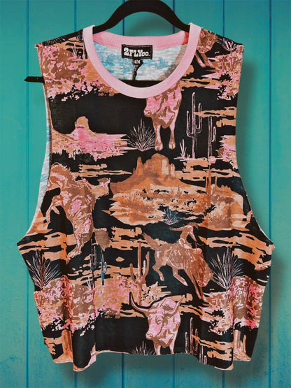 Tizzy Tank with Desert Scene