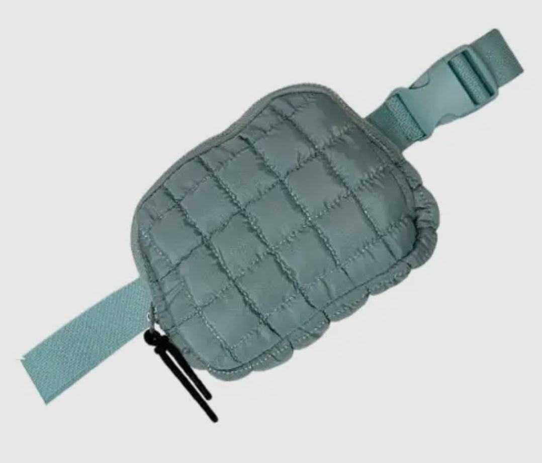 Puffer Quilted Belt Bags