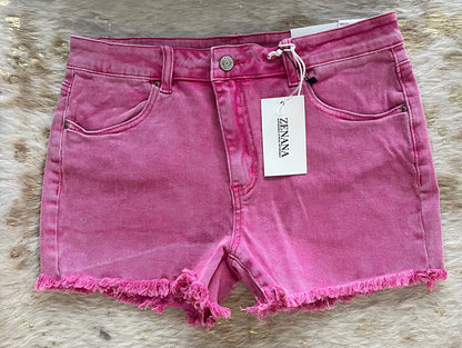 Fuchsia Zenana Shorts