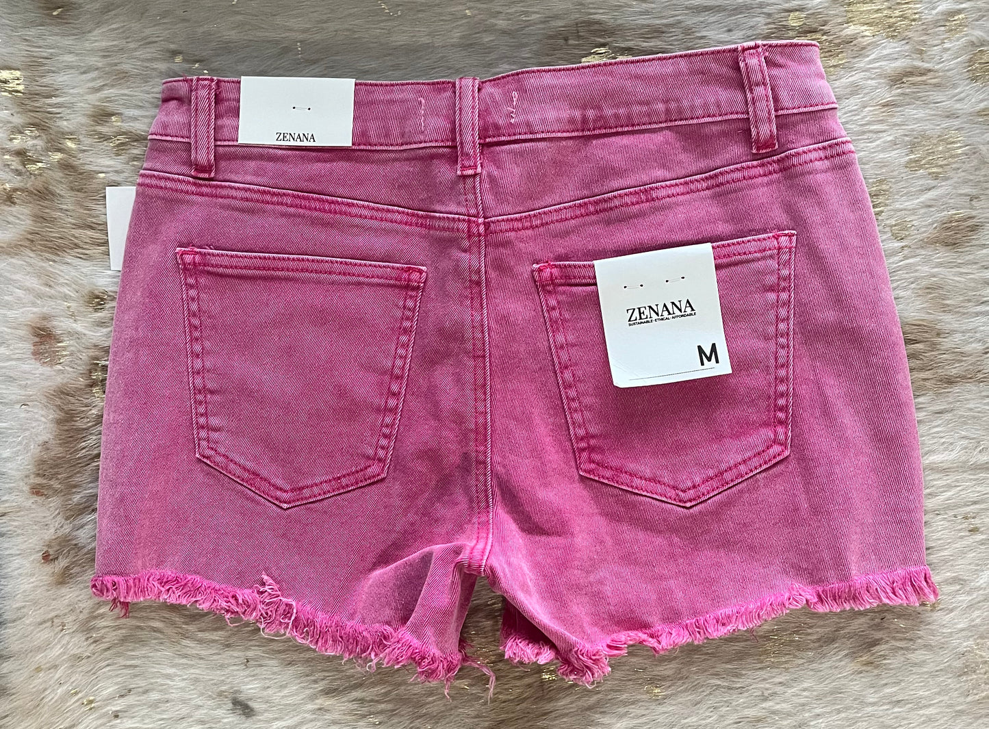 Fuchsia Zenana Shorts