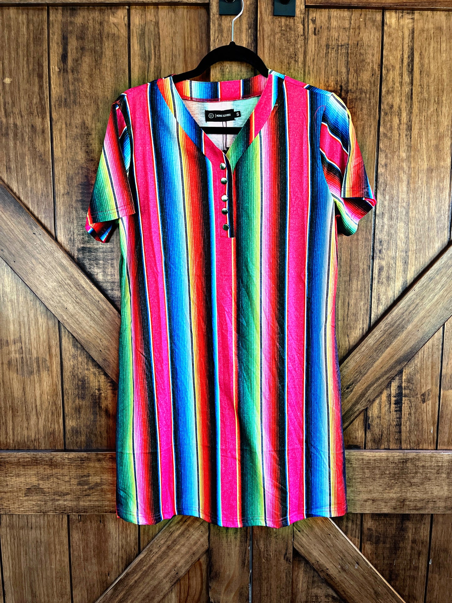 Serape T Shirt Dress