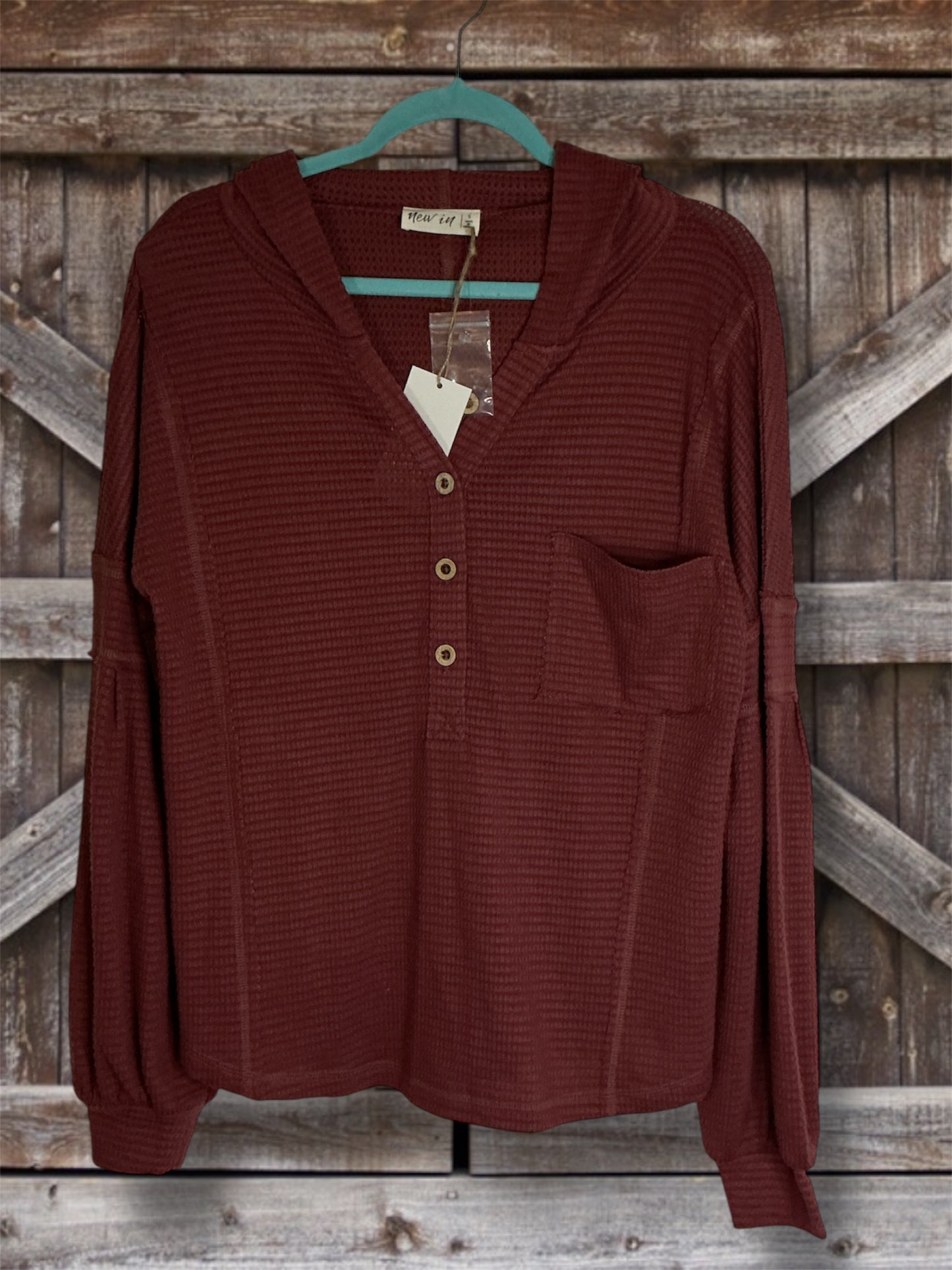 Brick Hooded Pullover