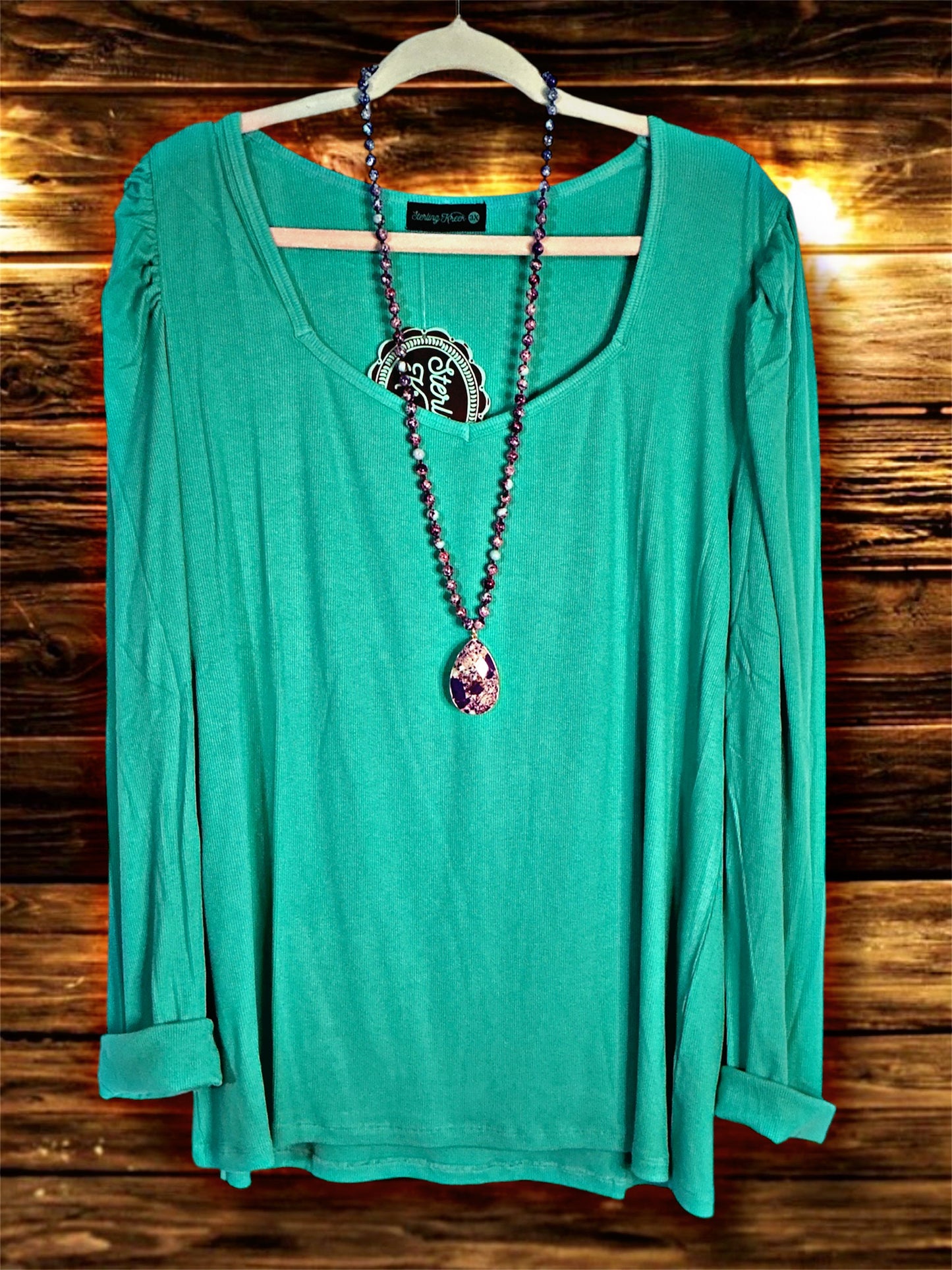 Turquoise Top