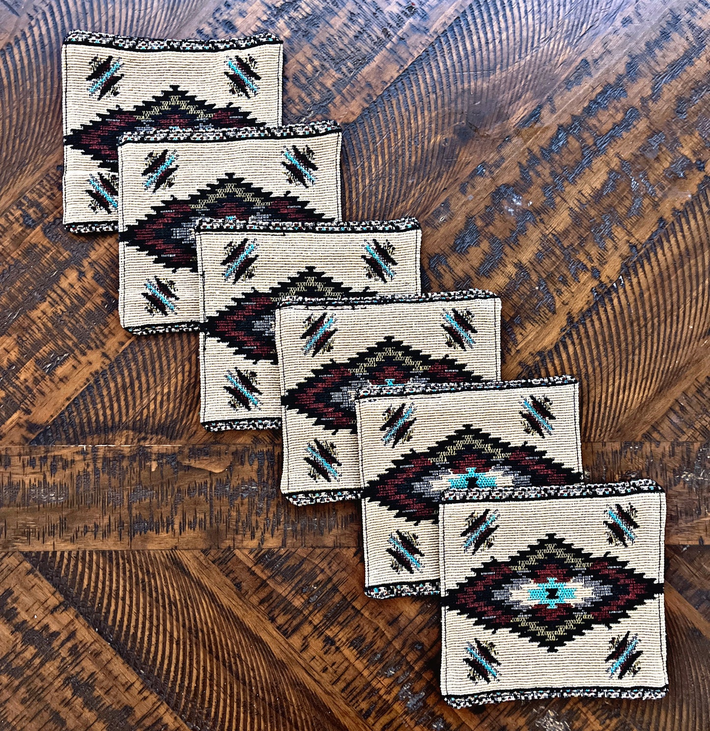Set of 6 Southwest Coasters