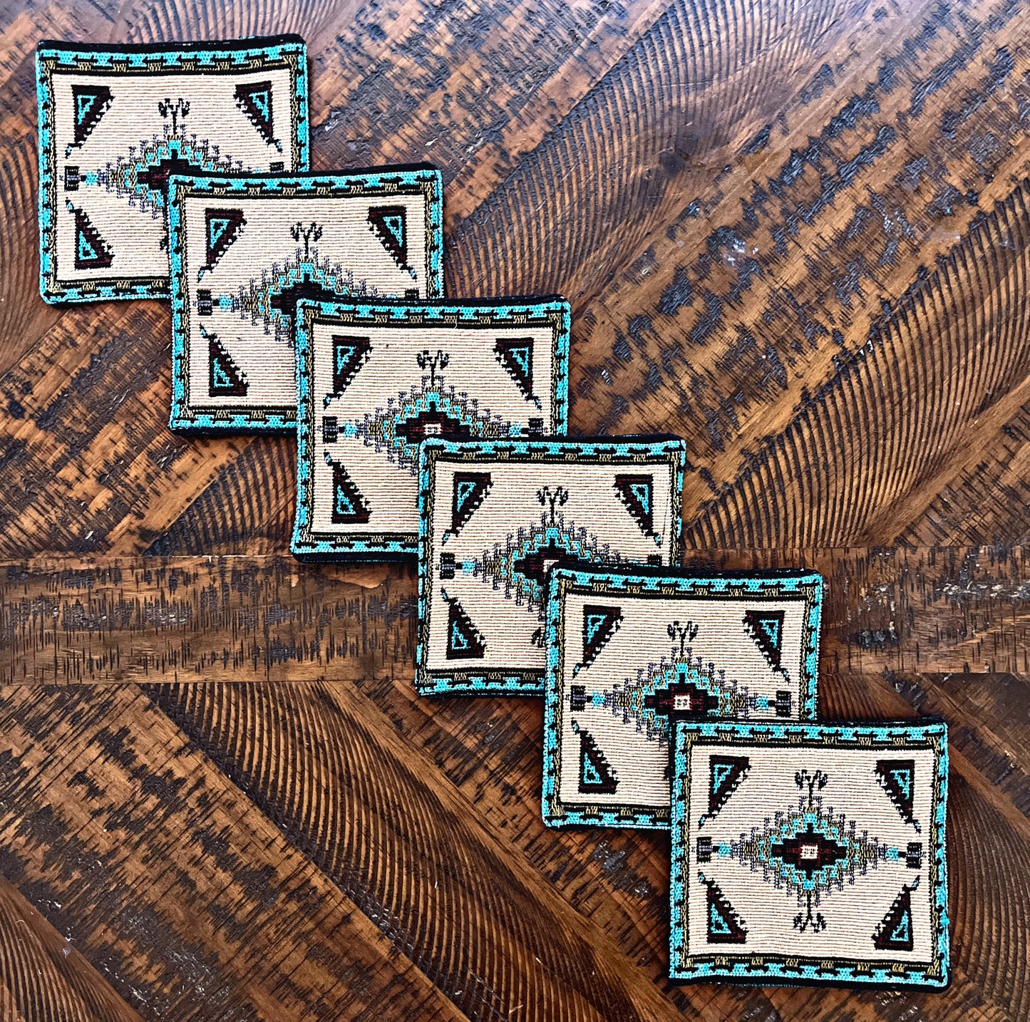 Set of 6 Southwest Coasters