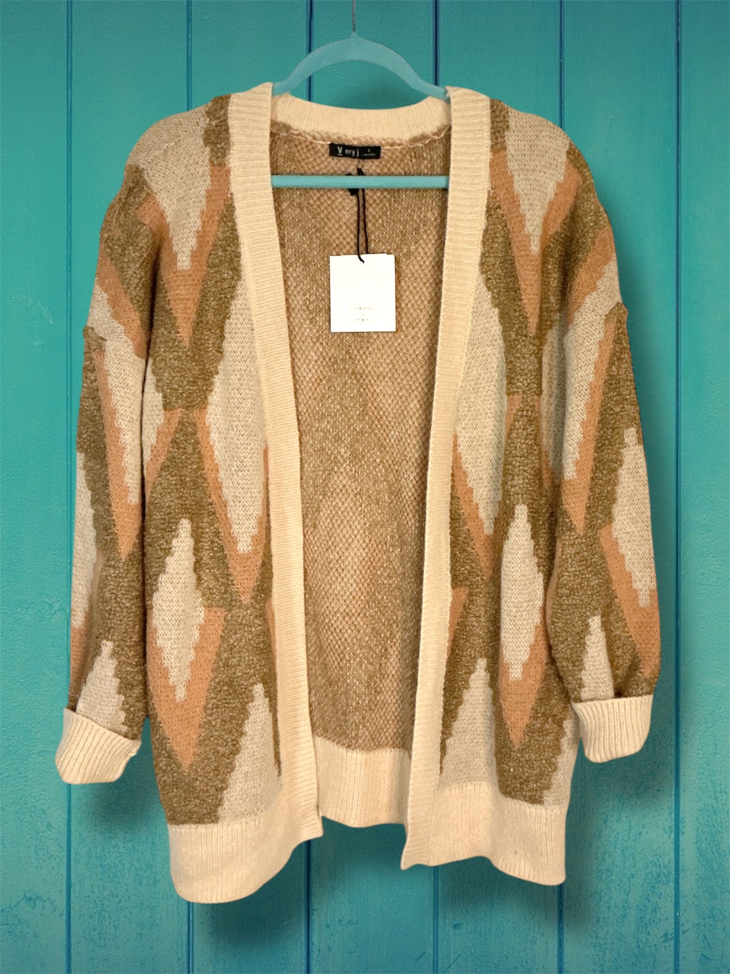 Geometric Cardigan