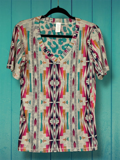 “We Go Together” Aztec Top - Reversible
