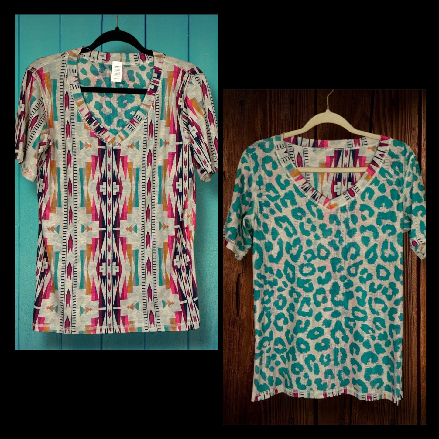 “We Go Together” Aztec Top - Reversible