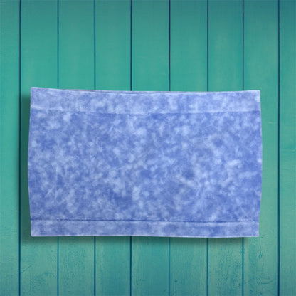 Light Indigo Washed and Ribbed Bandeau Top
