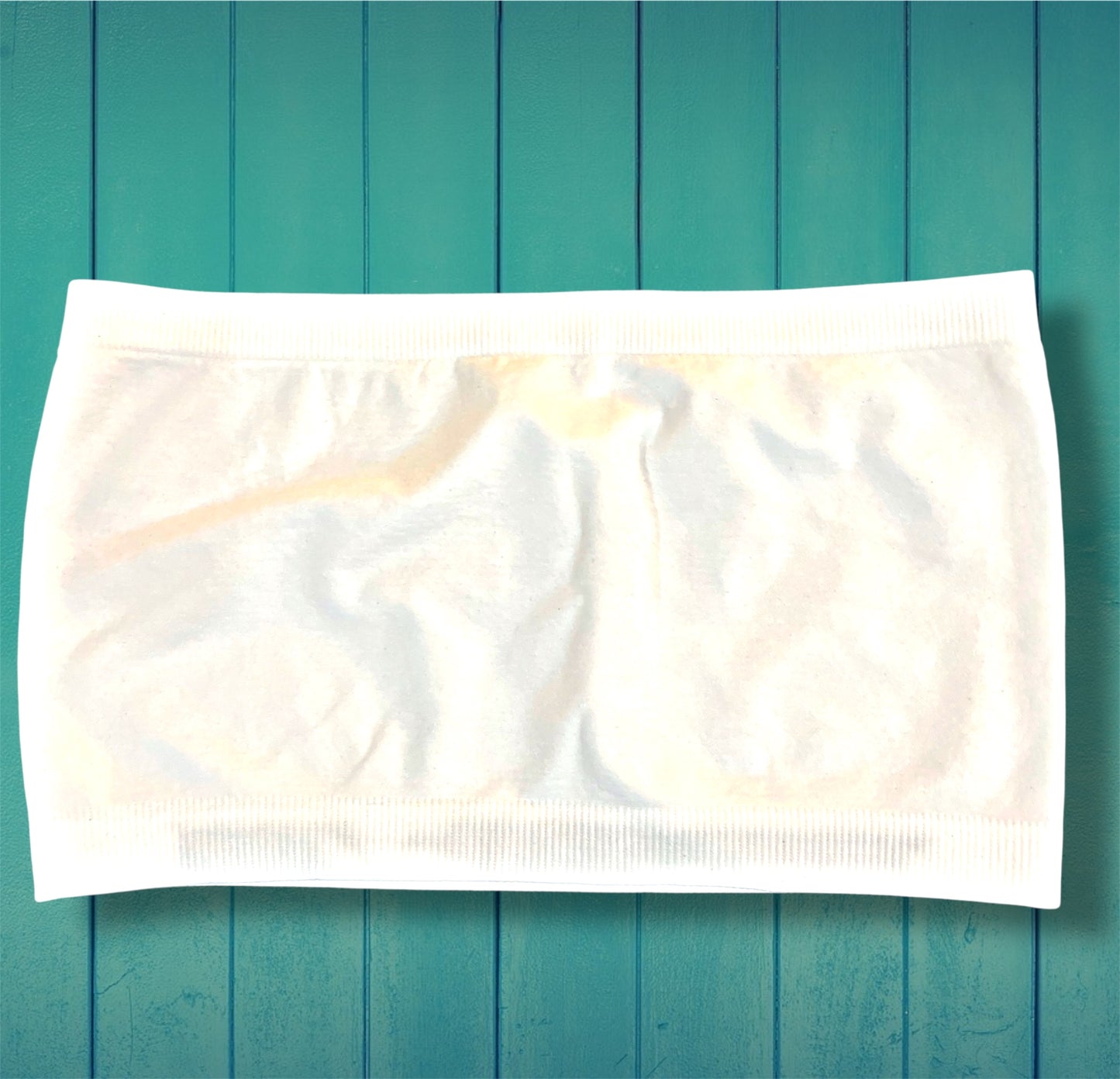 Strapless White Bandeau