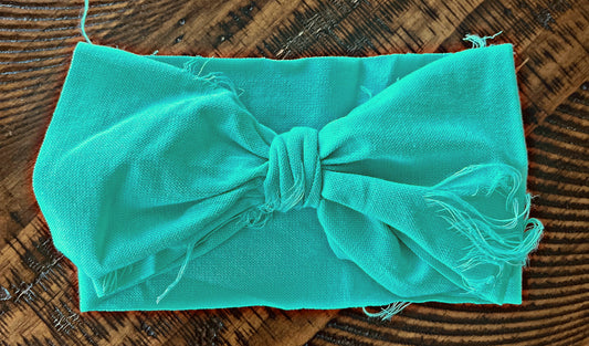 Mint Green Distressed Headband