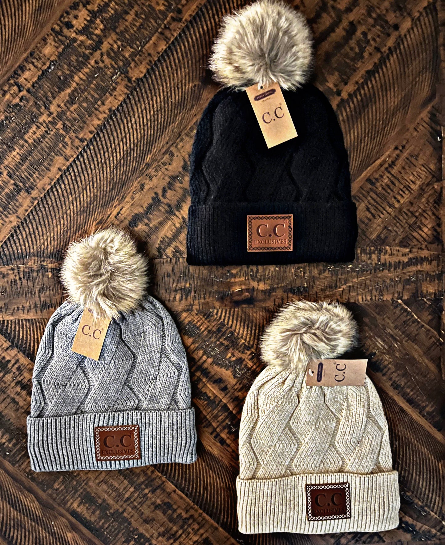 Geometric C.C. Beanie