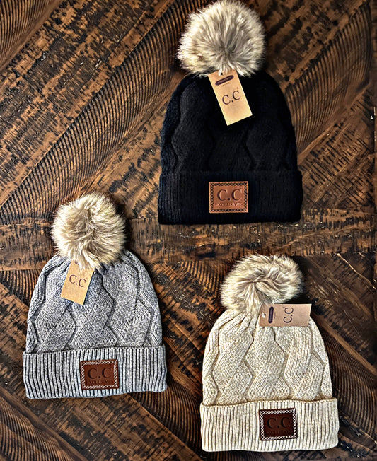 Geometric C.C. Beanie