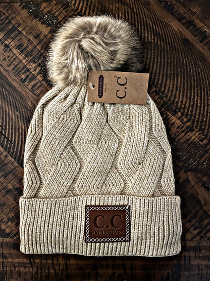 Geometric C.C. Beanie