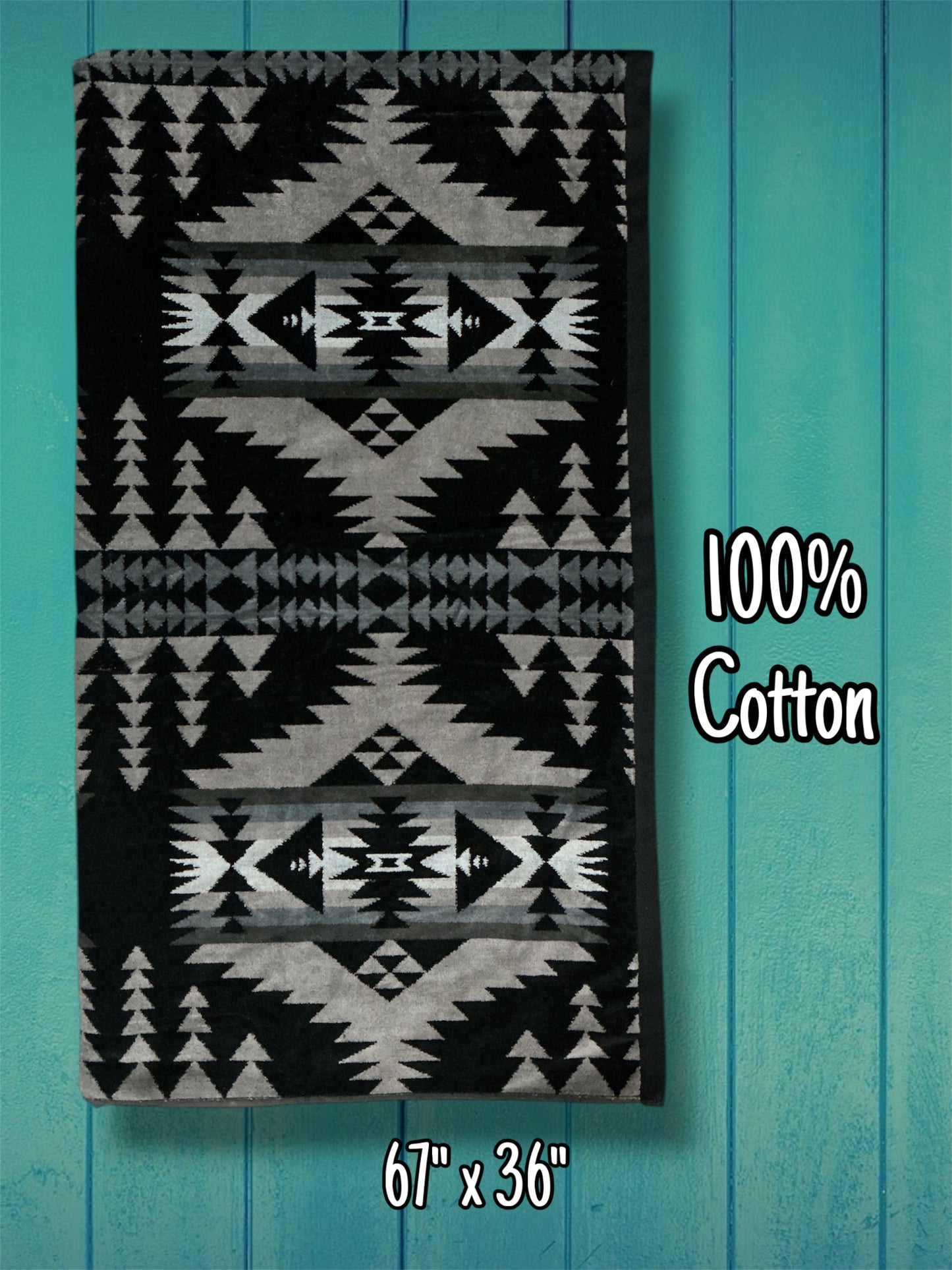 100% Cotton Southwest Print Towels