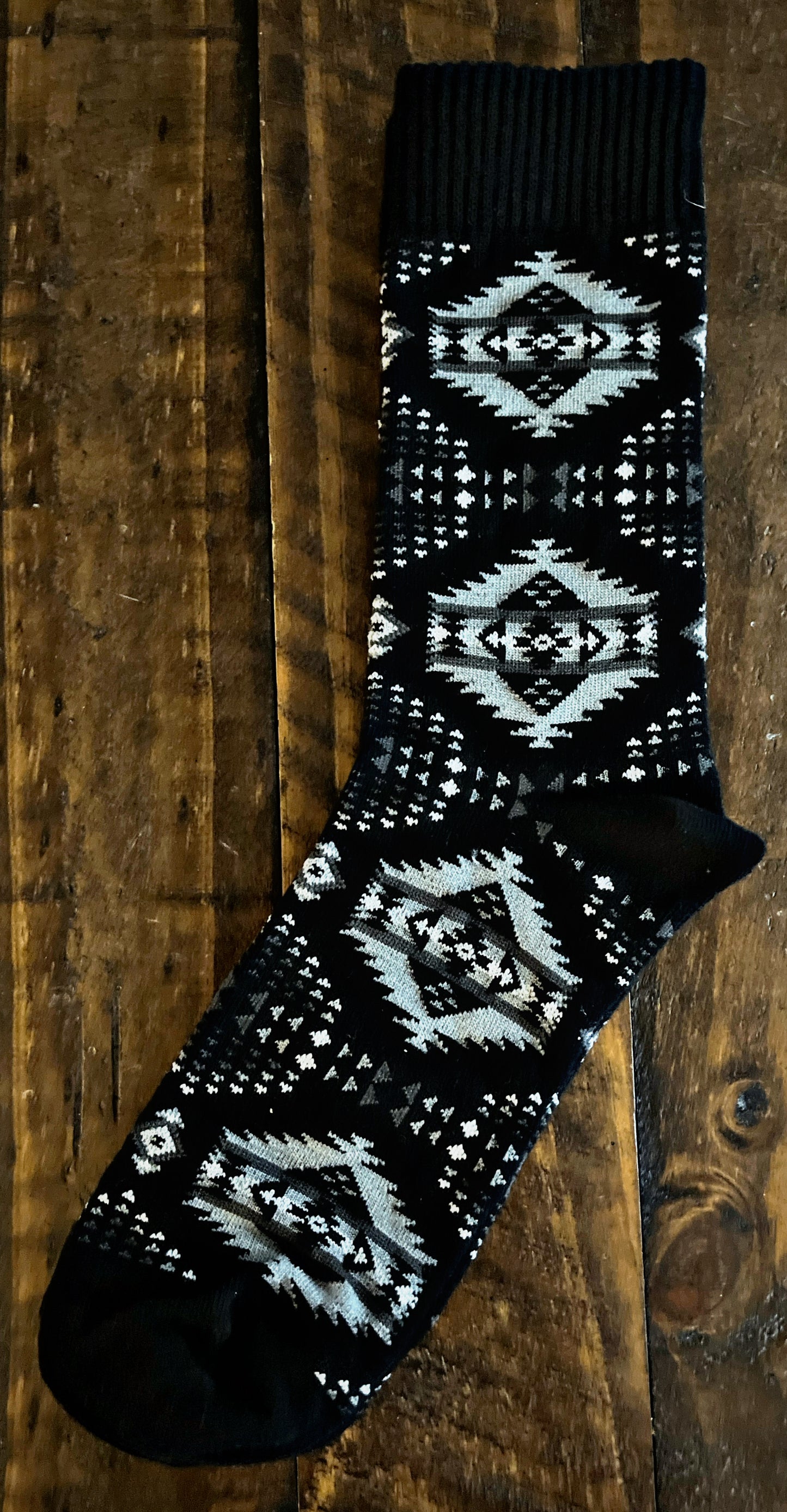 Western Print Socks