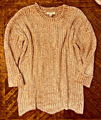 Chenille Taupe Sweater