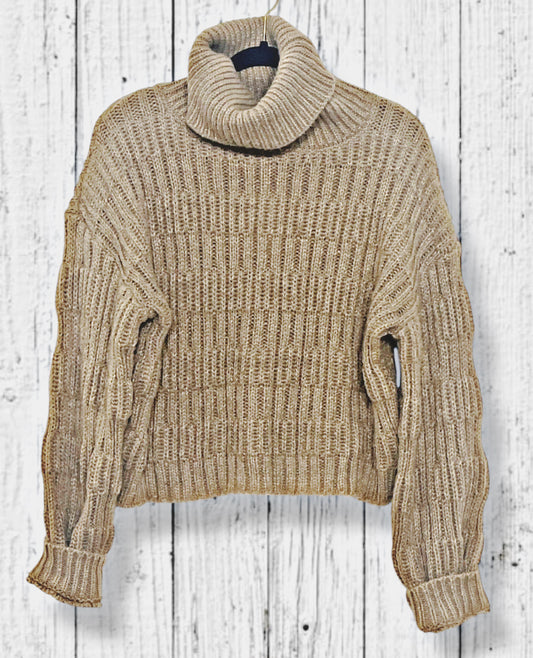 Mocha Turtleneck Sweater