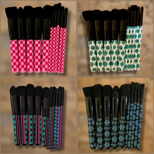 10 piece Makeup Brush Sets