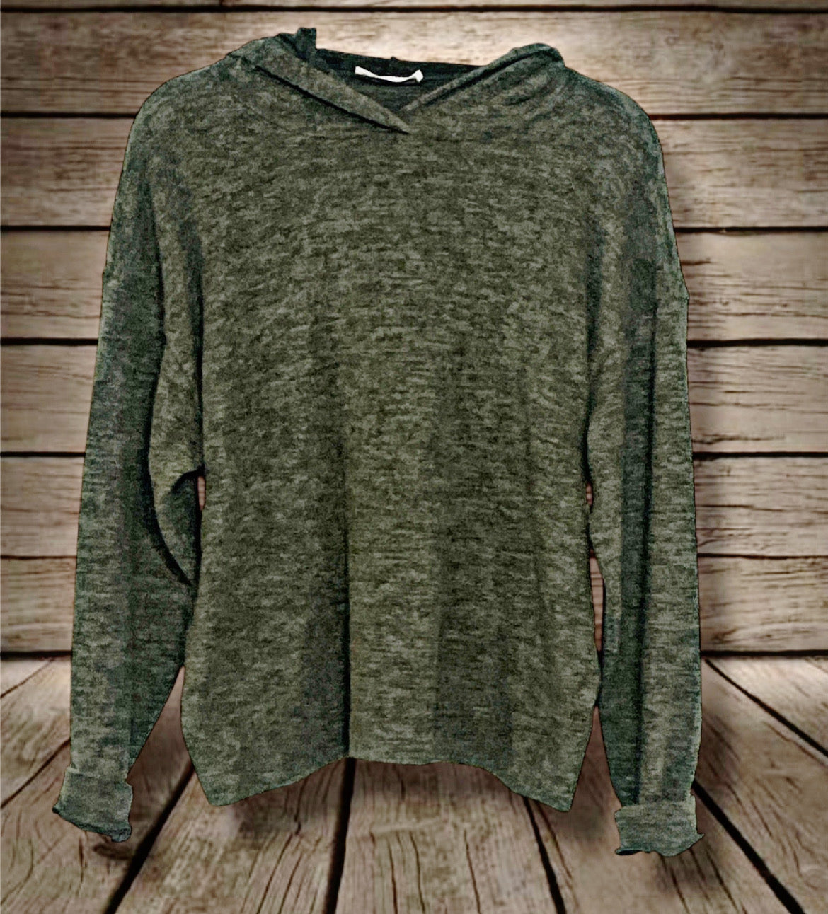 Olive Hooded Sweater