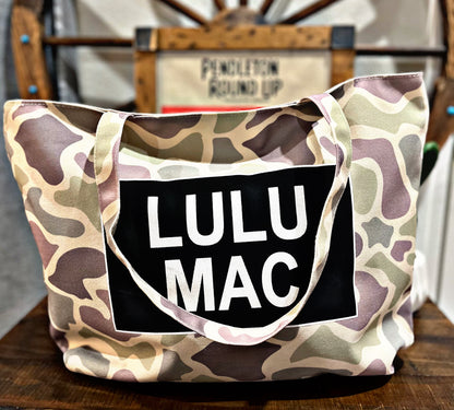 Camo Canvas Tote