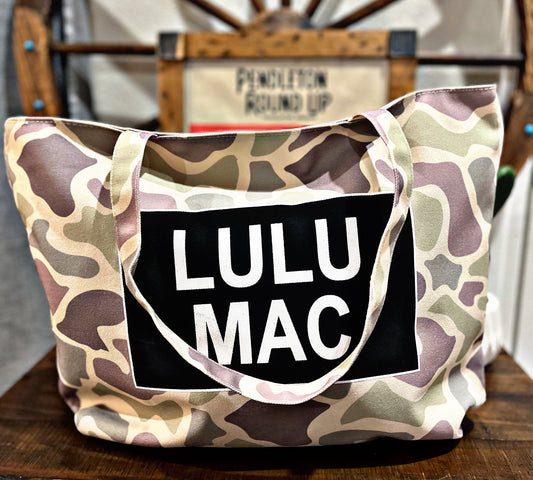 Camo Canvas Tote