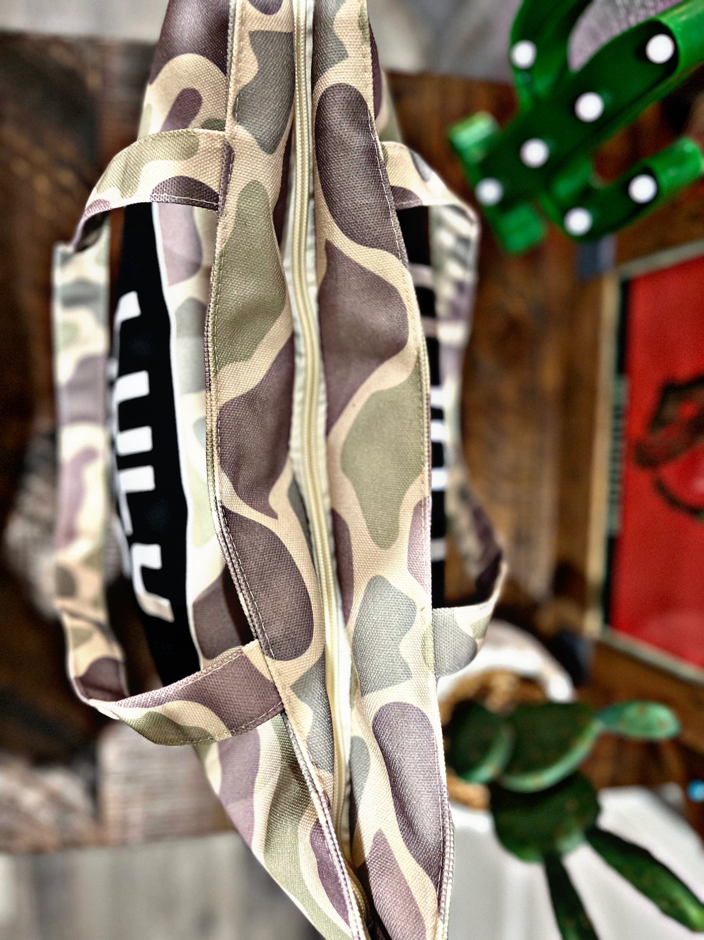 Camo Canvas Tote