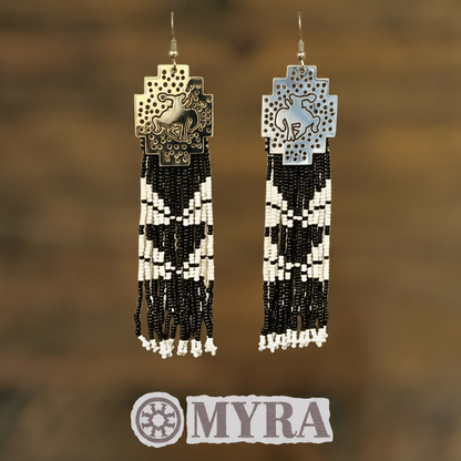 Bronc and Beads Earrings