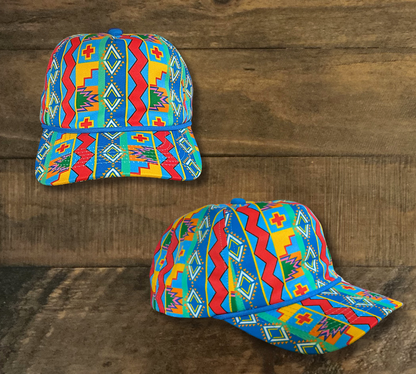 90s Retro Aztec Printed Grandpa Hats