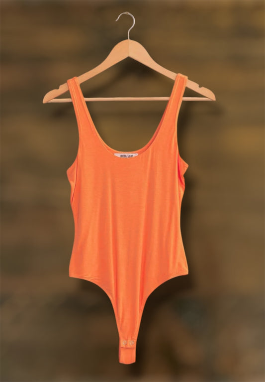 Double Layered Orange Bodysuit