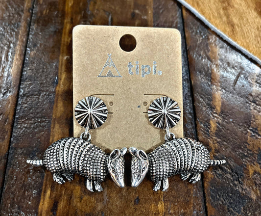 Armadillo Earrings