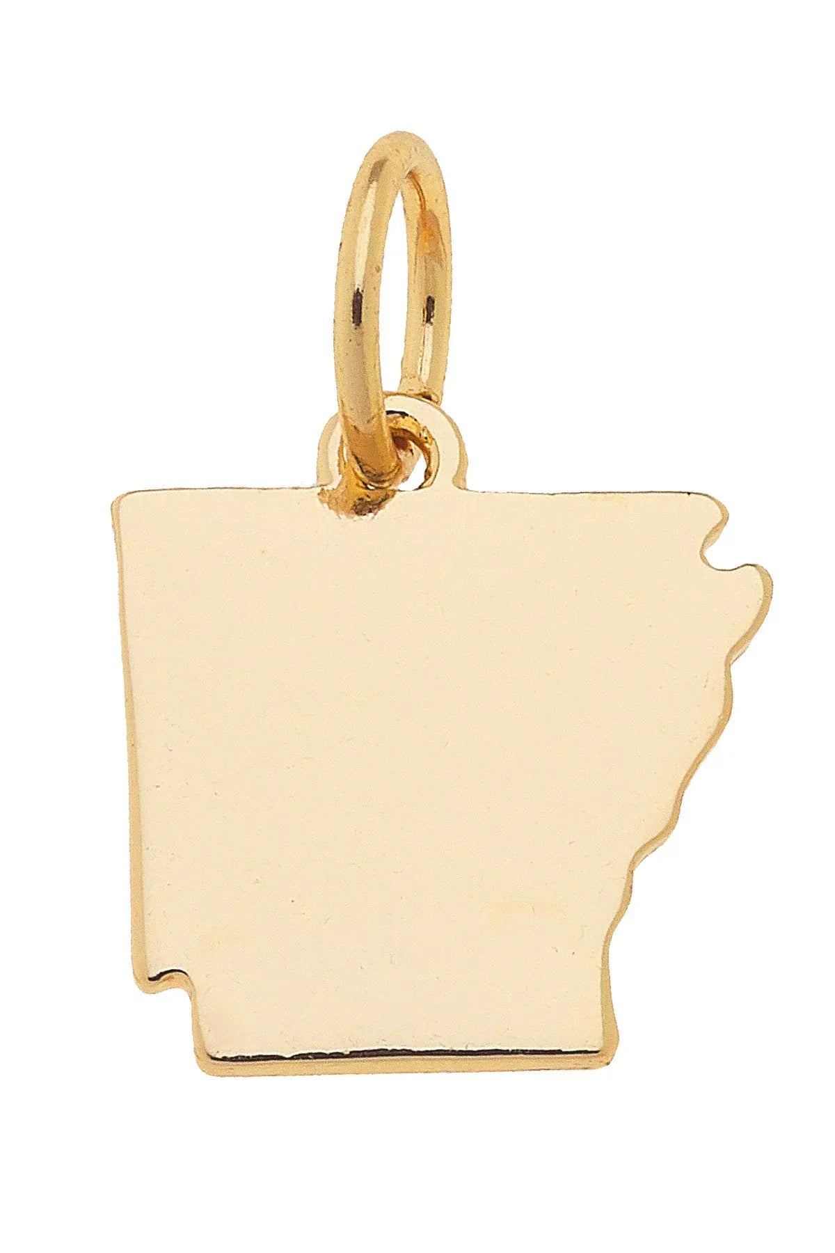Gold Arkansas State Charm