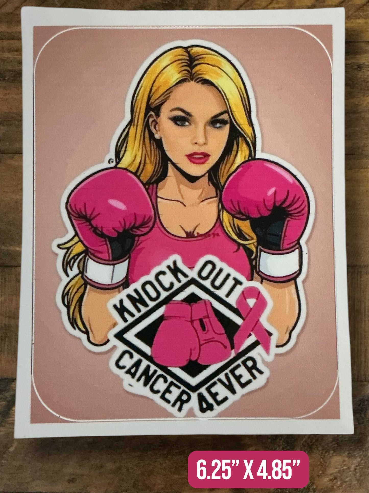 Vinyl Fundraiser Sticker - 6.25” x 4.8”
