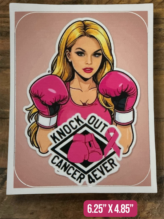 Vinyl Fundraiser Sticker - 6.25” x 4.8”