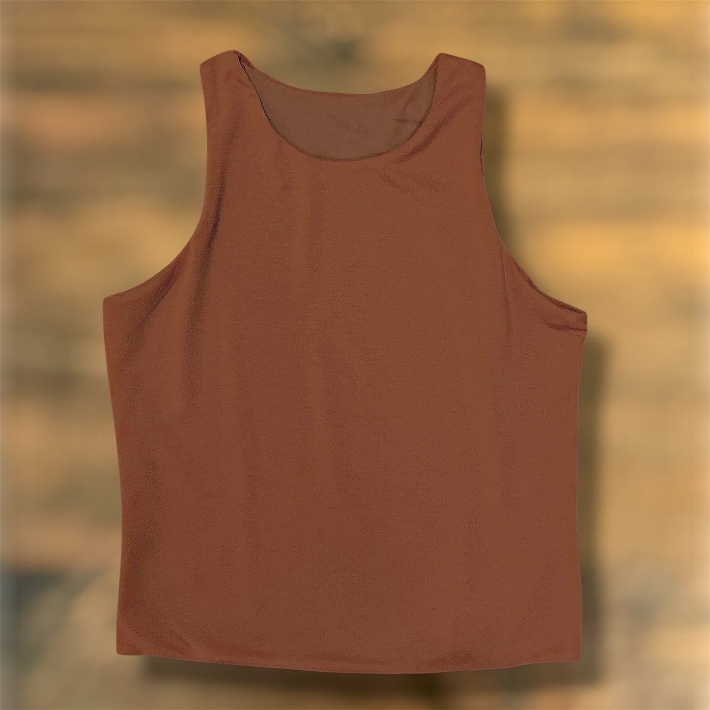 Cloud Basic Tank Top - Saddle