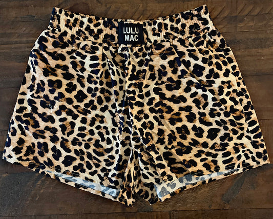 Leopard Print Boxer Shorts