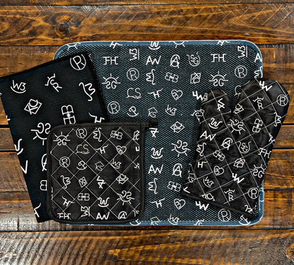 Western Print Kitchen Sets